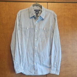 Men's Blue Denim Shirt